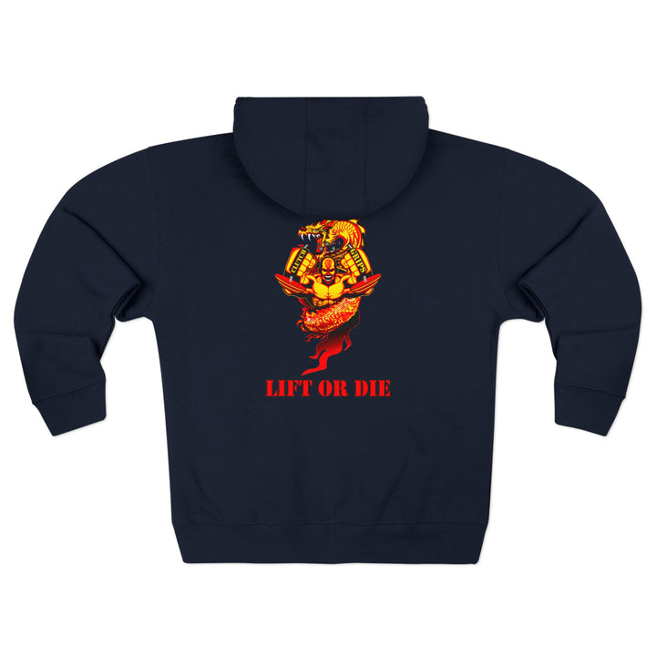 MAC DRAGON SNAP RED GOLD /LIFT OR DIE ZIP UP