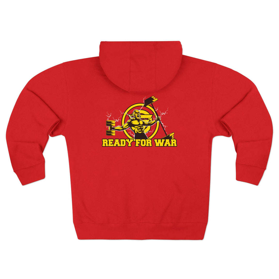 SPARTAN LIFT YELLOW BLACK/READY FOR WAR ZIP UP