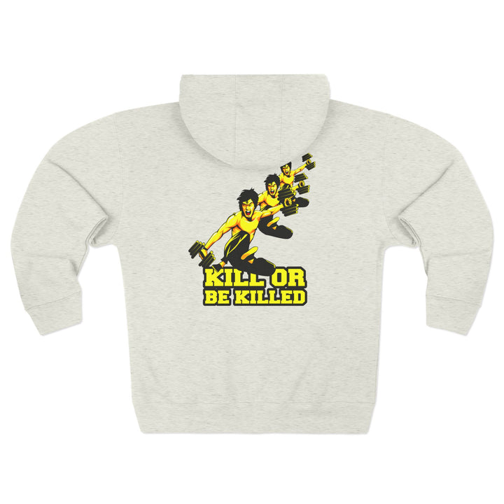 CG LIFT KICK YELLOW BLACK/KILL OR BE KILLED ZIP UP