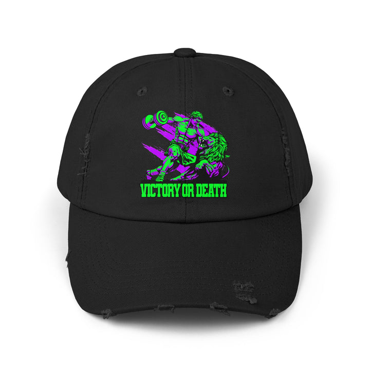 COLISEUM MAC VS LION PURPLE GREEN /VICTORY OR DEATH CAP