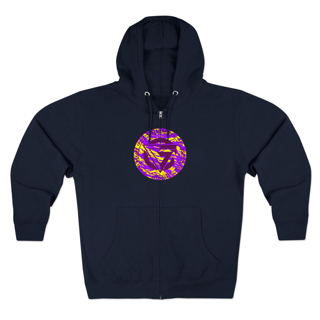 CG MAC JUMP PURPLE GOLD /STAY SAVAGE ZIP UP
