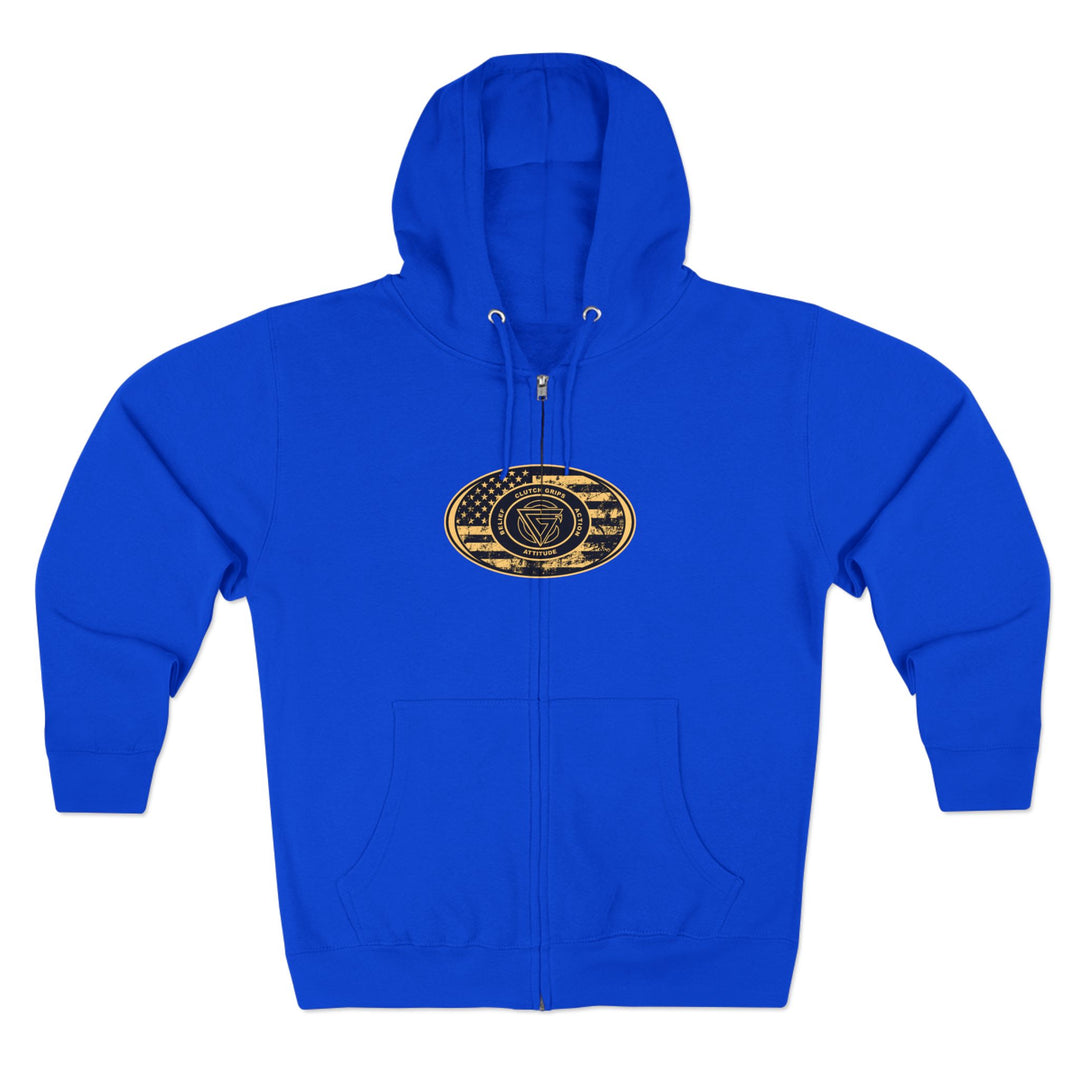 CG  TIGER FLAME DESERT SAND/I AM THE ONE ZIP UP