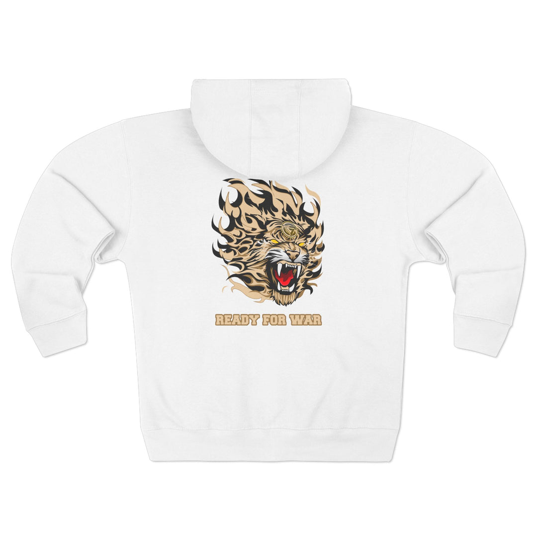 CG TIGER FLAME DESERT SAND /READY FOR WAR ZIP UP