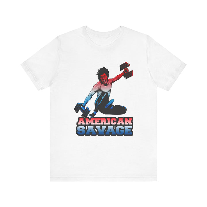 CG ANGRY LIFT KICK RED WHITE BLUE FADE /AMERICAN SAVAGE