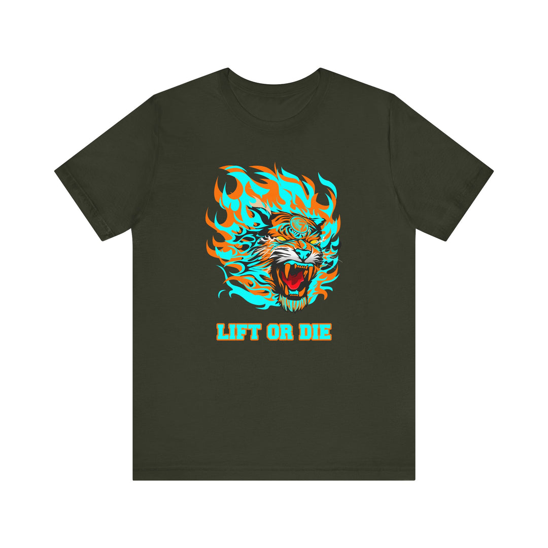 TIGER FLAME MIAMI AQUA ORANGE /LIFT OR DIE