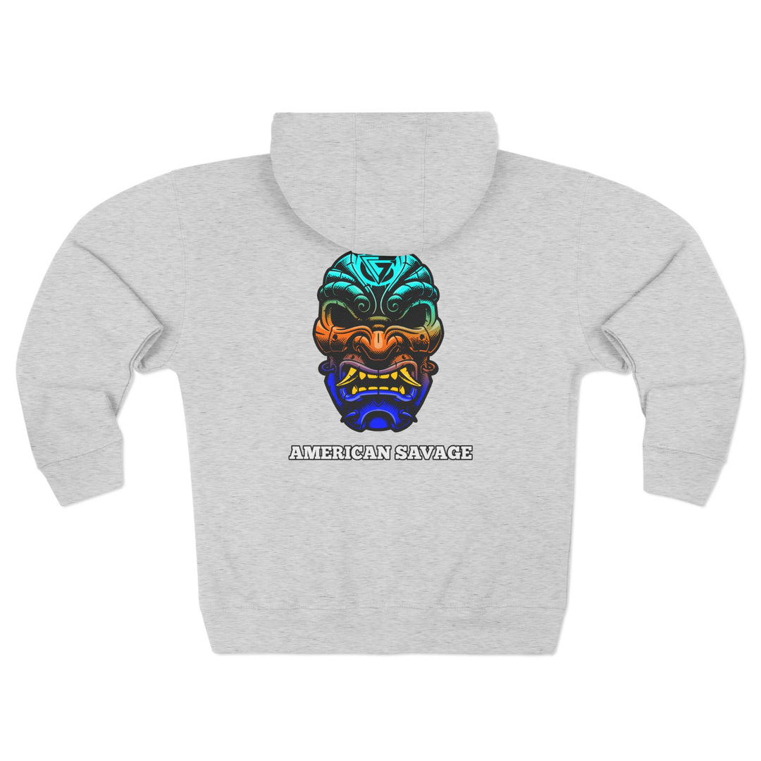 SAMURAI MAC BLUE ORANGE AQUA /AMERICAN SAVAGE ZIP UP