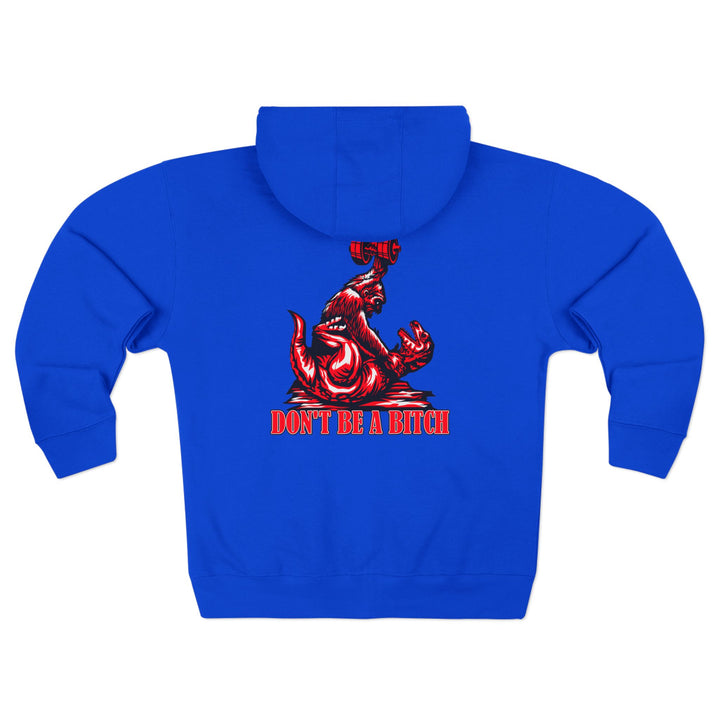 CG APE VS ZILLA RED WHITE /DONT BE A BITCH ZIP UP