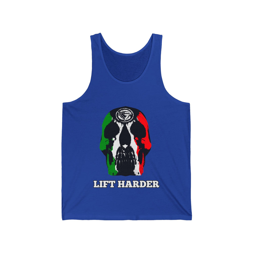 SKULLATOR TANK RED WHITE GREEN /LIFT HARDER