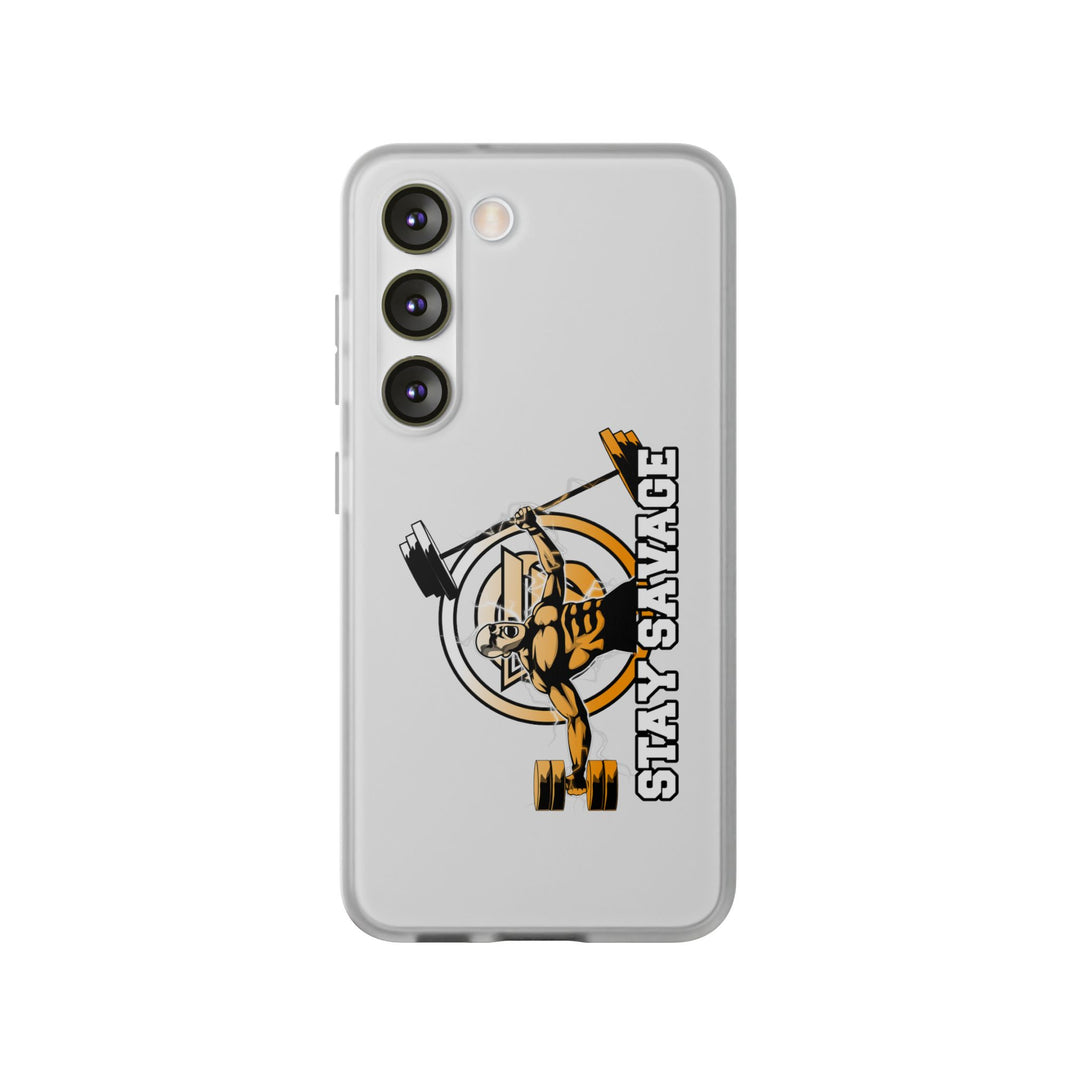 SPARTAN LIFT ORANGE WHITE PHONE CASE/STAY SAVAGE