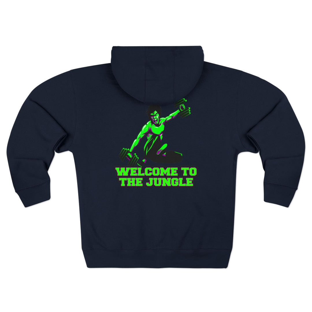 CG LIFT KICKPURPLE GREEN FADE/WELCOME TO THE JUNGLE ZIP UP