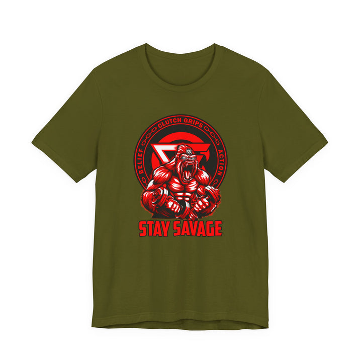CG ALPHA RED WHITE /STAY SAVAGE