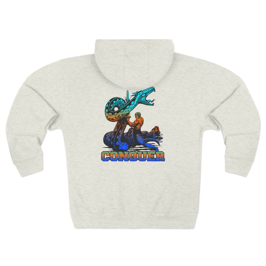 CG SERPENT SLAYER BLUE ORANGE AQUA  /CONQUER ZIP UP