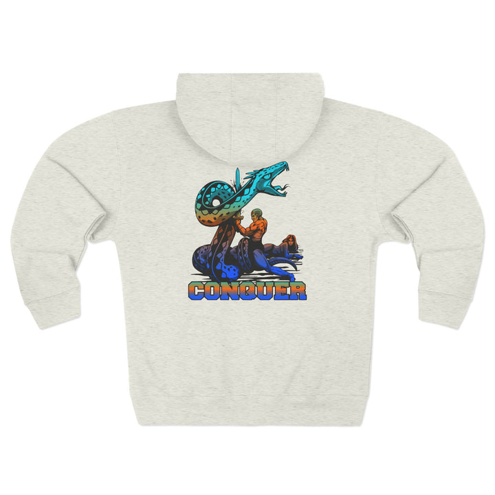 CG SERPENT SLAYER BLUE ORANGE AQUA  /CONQUER ZIP UP