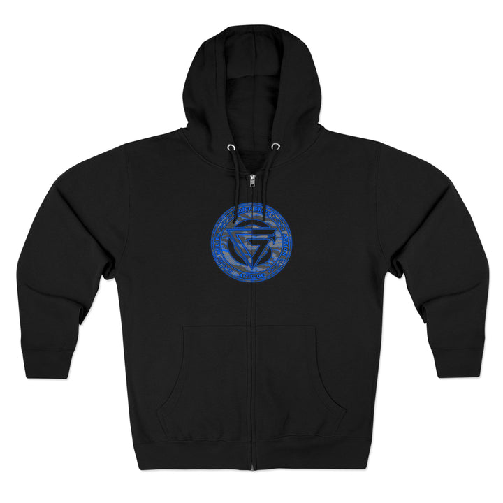 CG ANGRY DOG CAMO BLUE /STAY SAVAGE /ZIP UP