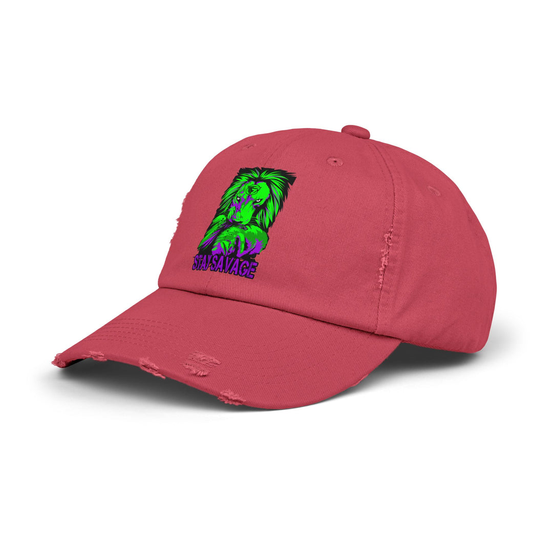 LION HEART PURPLE GREEN /STAY SAVAGE CAP