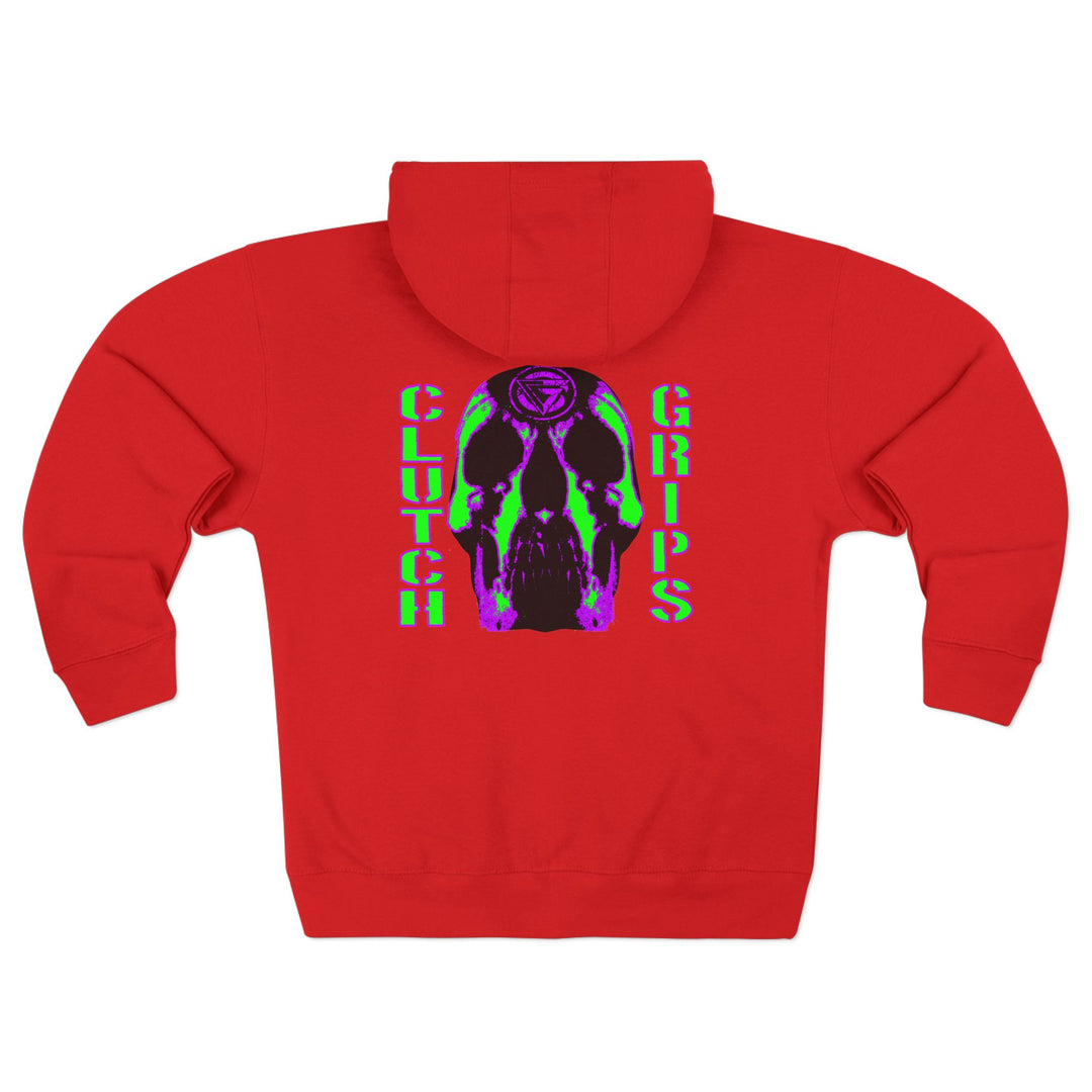 CG SKULLATOR PURPLE GREEN /CLUTCH GRIPS ZIP UP