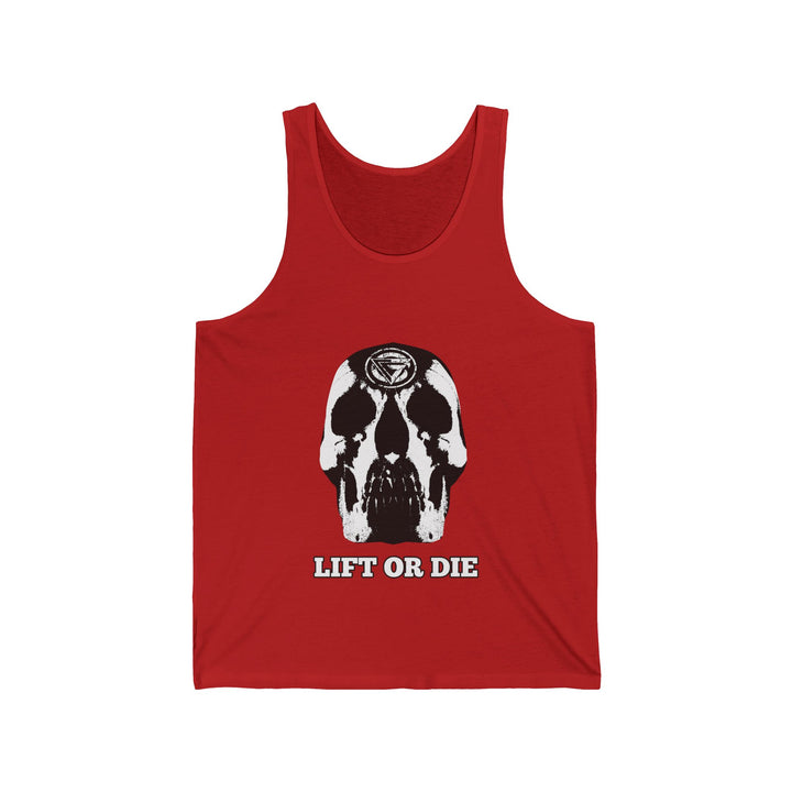 SKULLATOR TANK WHITE /LIFT OR DIE