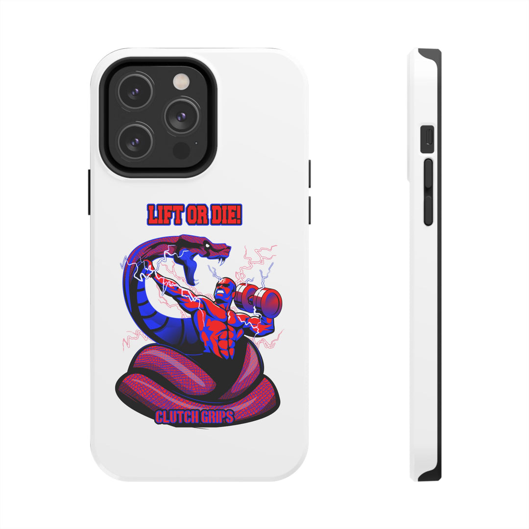 MAC VS SNAKE PHONE CASE RED BLUE /LIFT OR DIE