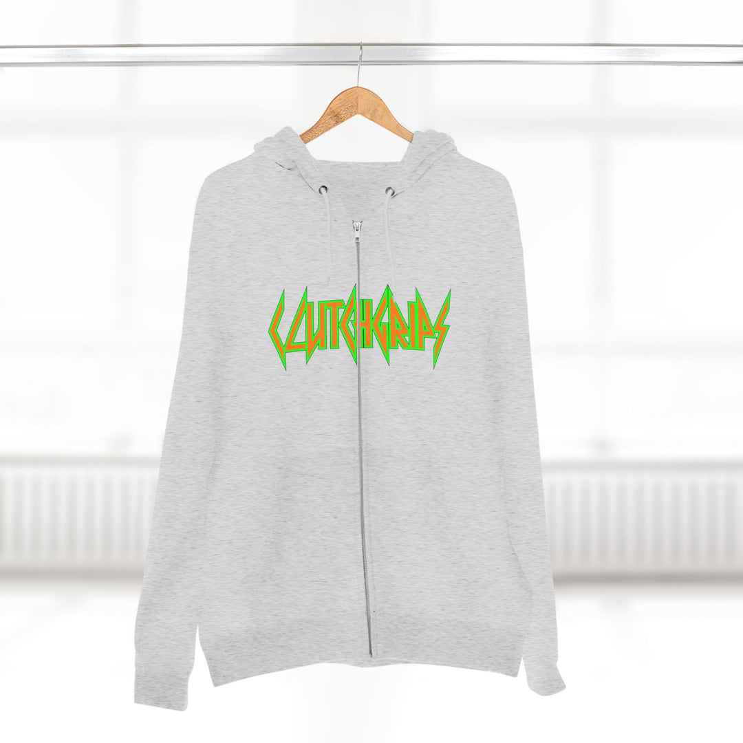 CG ANGRY DOG ORANGE GREEN /LIFT OR DIE ZIP UP