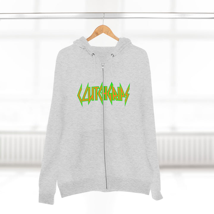 CG ANGRY DOG ORANGE GREEN /LIFT OR DIE ZIP UP