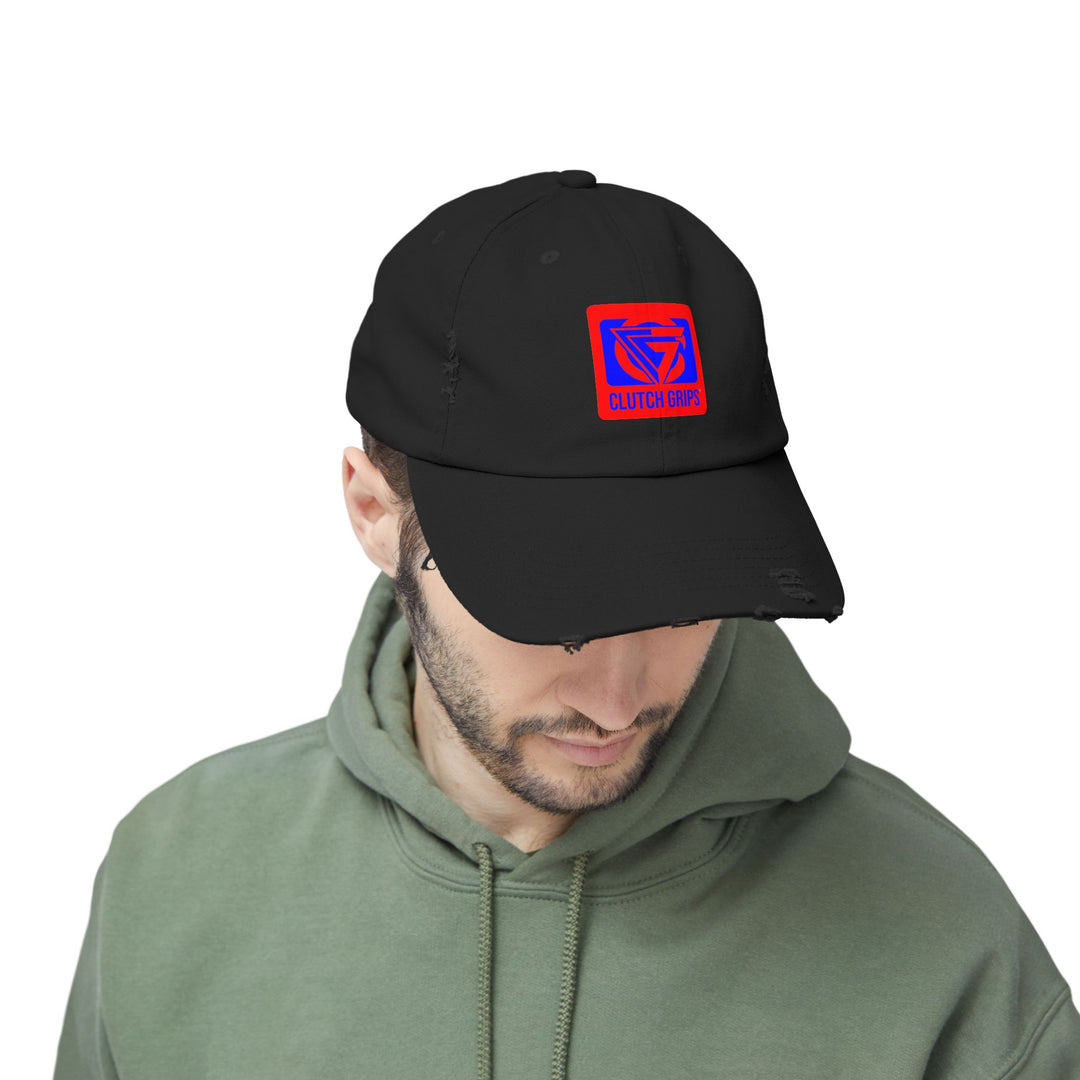 CG SQUARE LOGO RED BLUE CAP