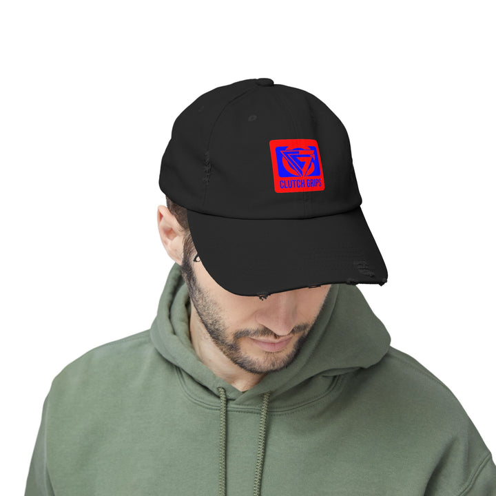 CG SQUARE LOGO RED BLUE CAP