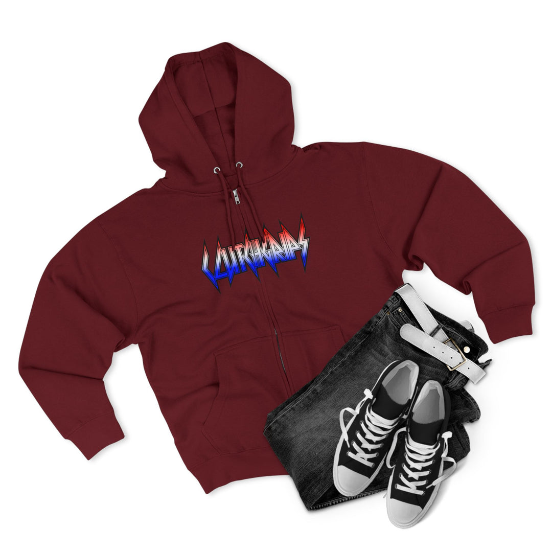 CG GRIP MASTER MAC RED WHITE BLUE FADE/STAY SAVAGE ZIP UP