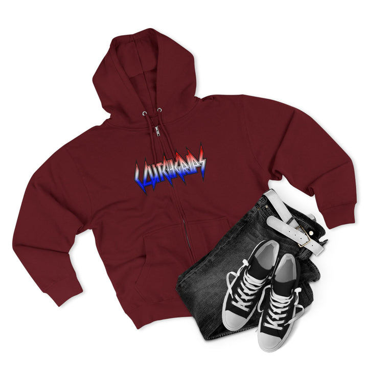CG GRIP MASTER MAC RED WHITE BLUE FADE/STAY SAVAGE ZIP UP