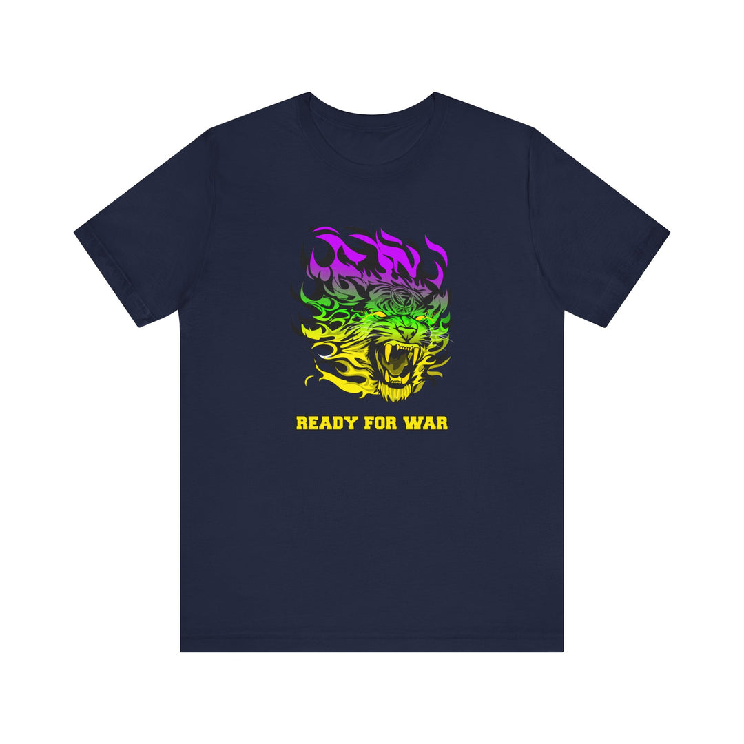 TIGER FLAME YELLOW GREEN PURPLE FADE/READY FOR WAR