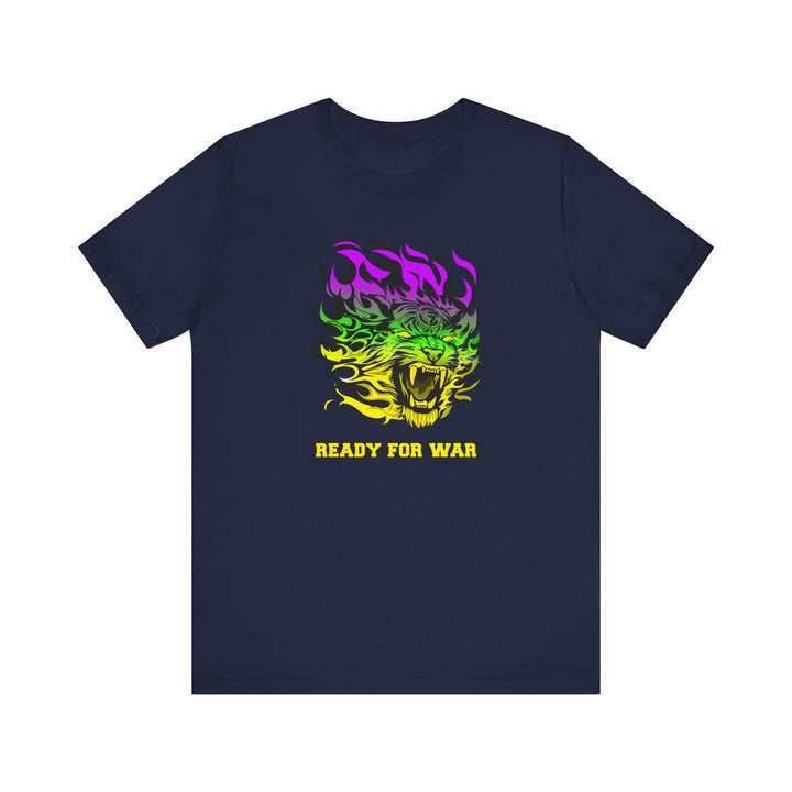 TIGER FLAME YELLOW GREEN PURPLE FADE/READY FOR WAR