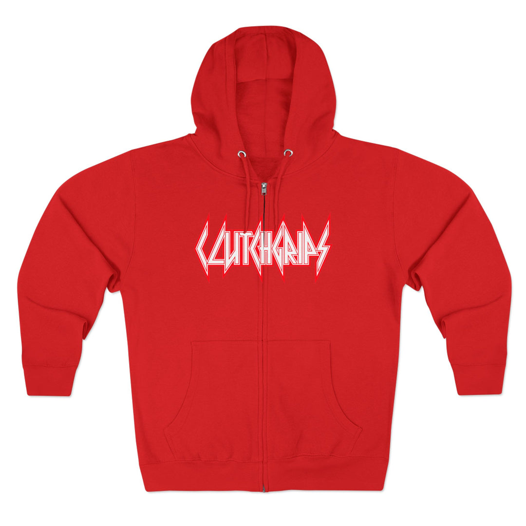 CG APE VS ZILLA RED WHITE /WELCOME TO THE JUNGLE ZIP UP