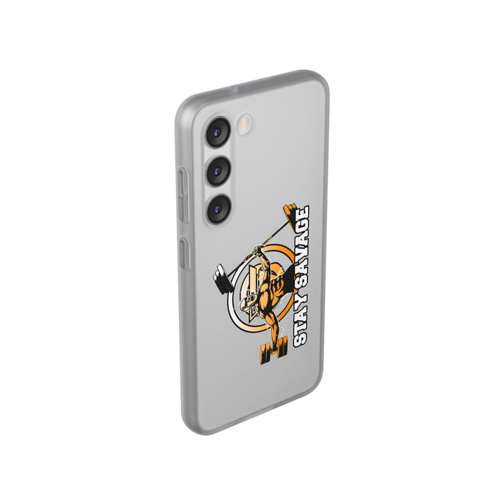 SPARTAN LIFT ORANGE WHITE PHONE CASE/STAY SAVAGE