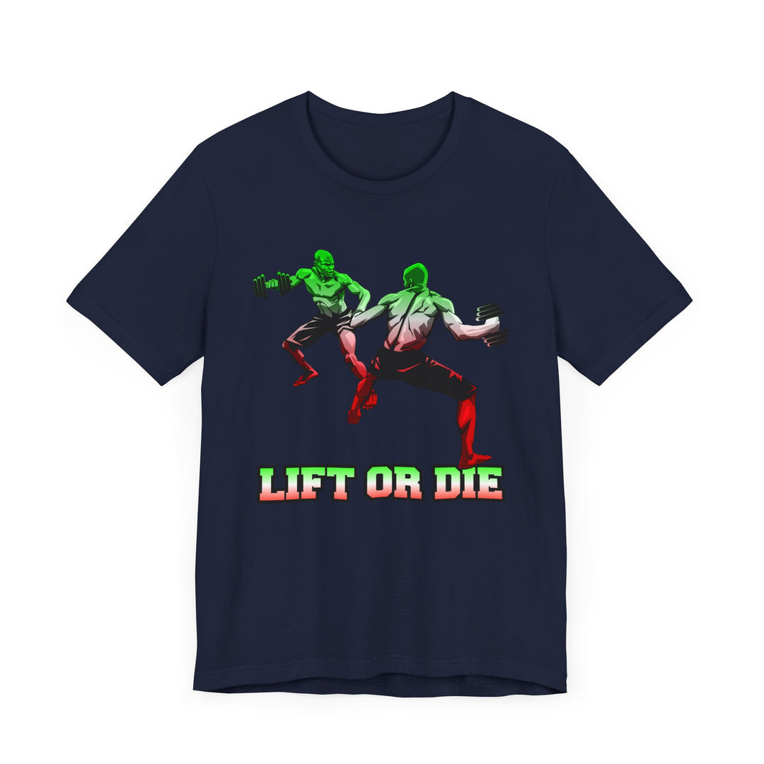 CG RED WHITE GREEN MAN VS MAN /LIFT OR DIE