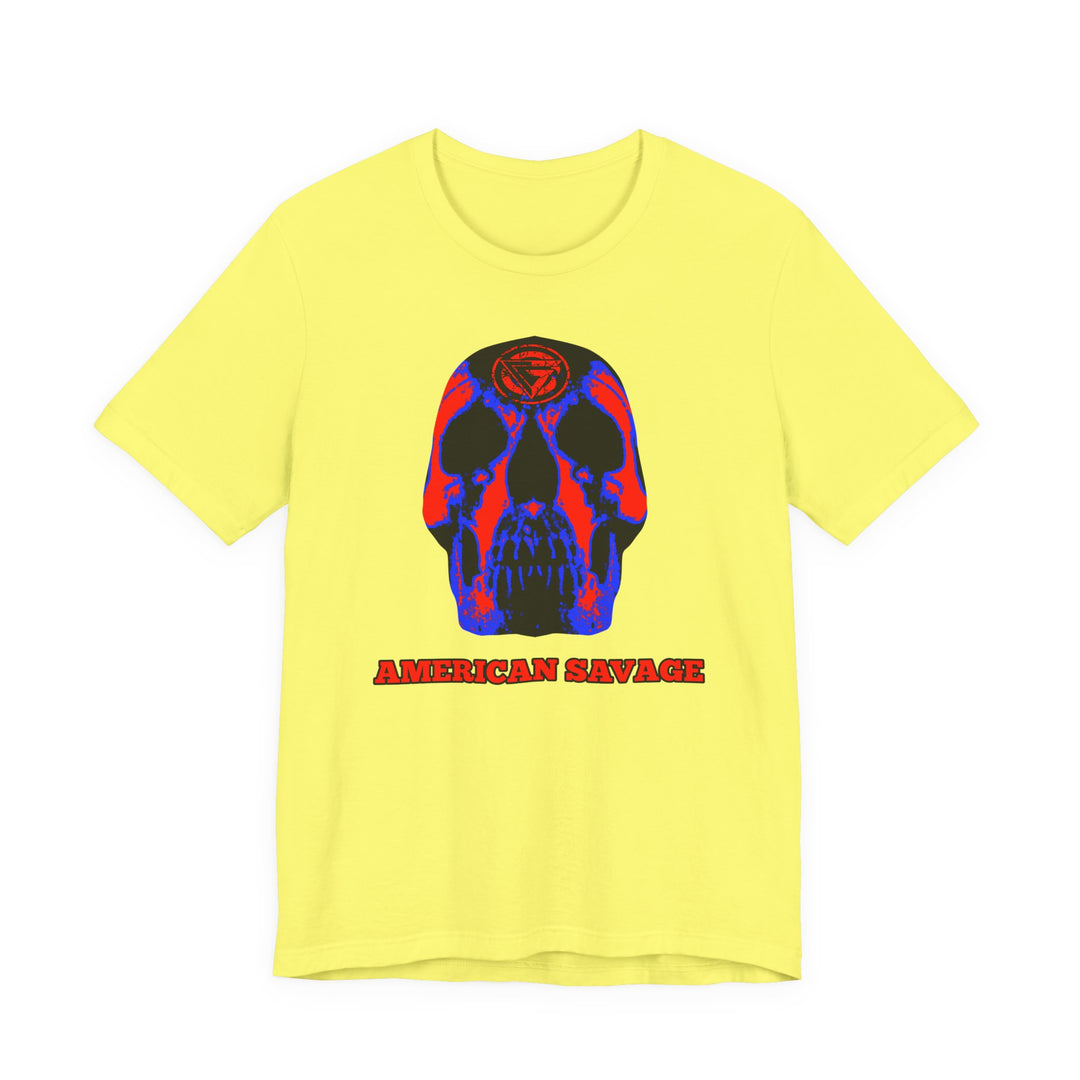 SKULLATOR RED BLUE /AMERICAN SAVAGE