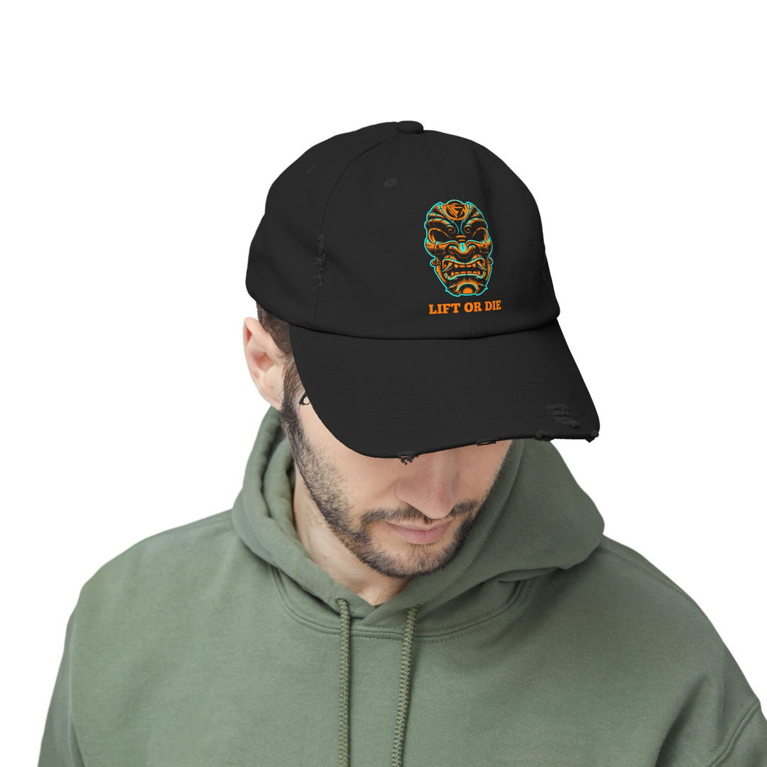 CG SAMURAI MASK AQUA ORANGE/LIFT OR DIE CAP