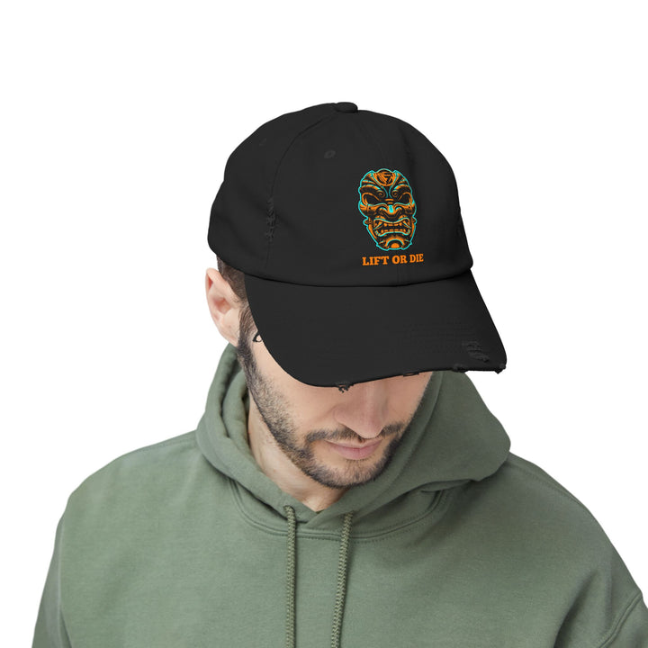 CG SAMURAI MASK AQUA ORANGE/LIFT OR DIE CAP