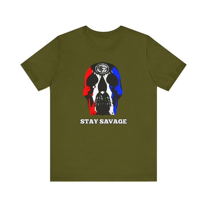 SKULLATOR RED WHITE BLUE /STAY SAVAGE