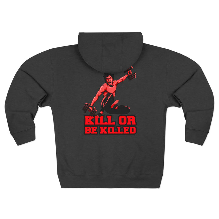 CG LIFT KICK RED /KILL OR BE KILLED ZIP UP