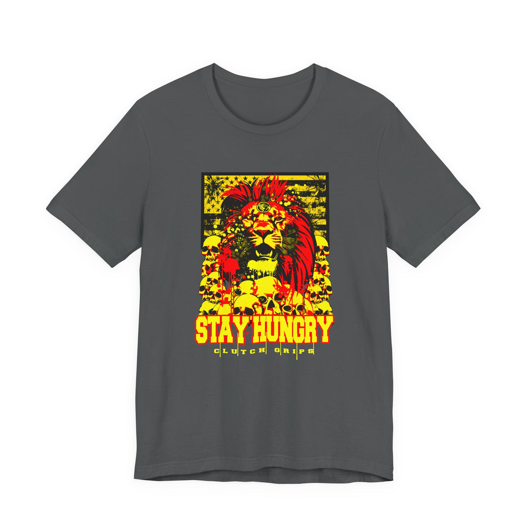 LION HEART YELLOW RED BLACK /STAY HUNGRY