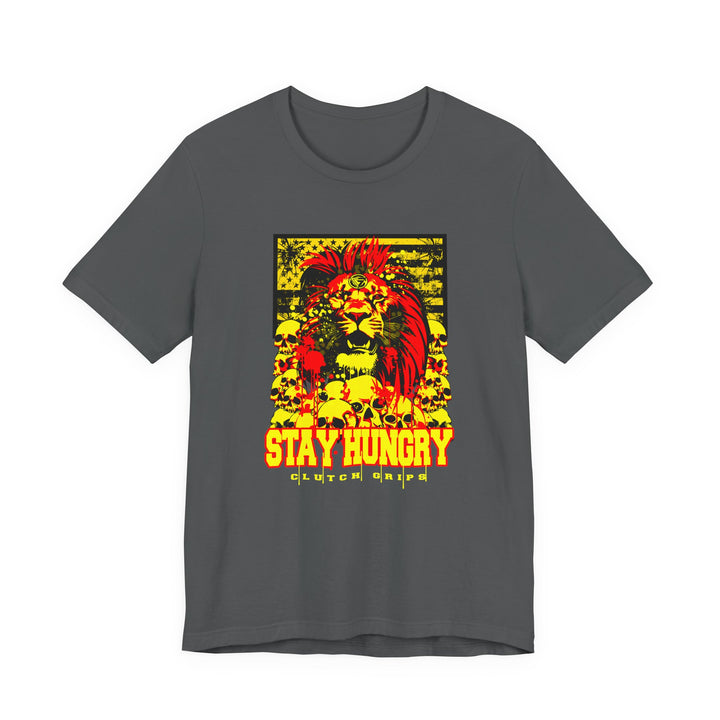 LION HEART YELLOW RED BLACK /STAY HUNGRY