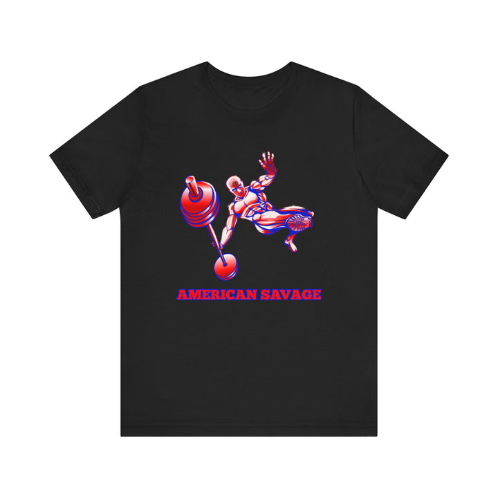MAC-JUMP RED WHITE BLUE LARGE PICTURE ON THIS ONE /AMERICAN SAVAGE