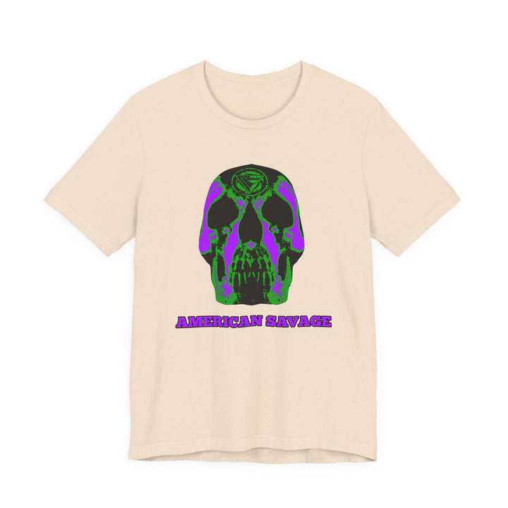 SKULLATOR PURPLE GREEN  /AMERICAN SAVAGE