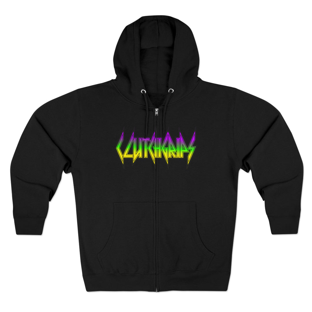 CG LIFT KICK YELLOW GREEN PURPLE/LIFT HARDER ZIP UP
