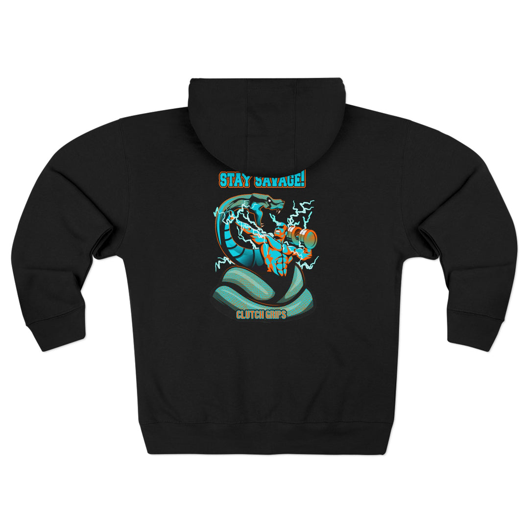 MAC VS SNAKE MIAMI COLORS /STAY SAVAGE ZIP UP