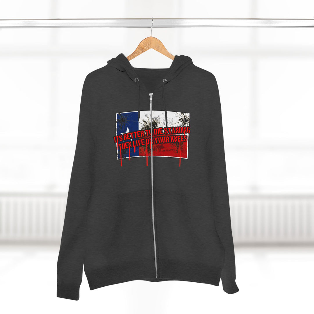 CG ANGRY DOG LONE STAR TEXAS STYLE /LIFT OR DIE ZIP UP
