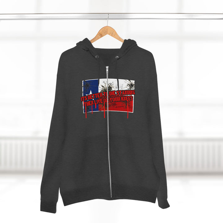 CG ANGRY DOG LONE STAR TEXAS STYLE /LIFT OR DIE ZIP UP