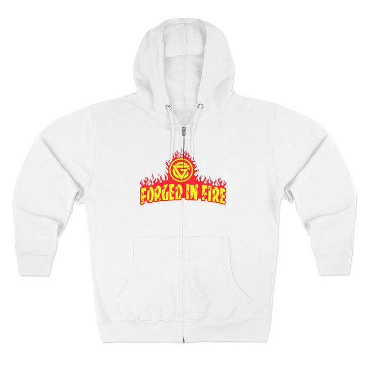 CG SGL SKULL BELL RED GOLD/LIFT OR DIE ZIP UP