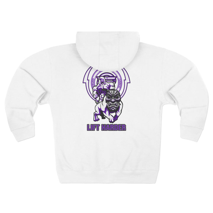 CG ANGRY DOG PURPLE WHITE /LIFT HARDER ZIP UP