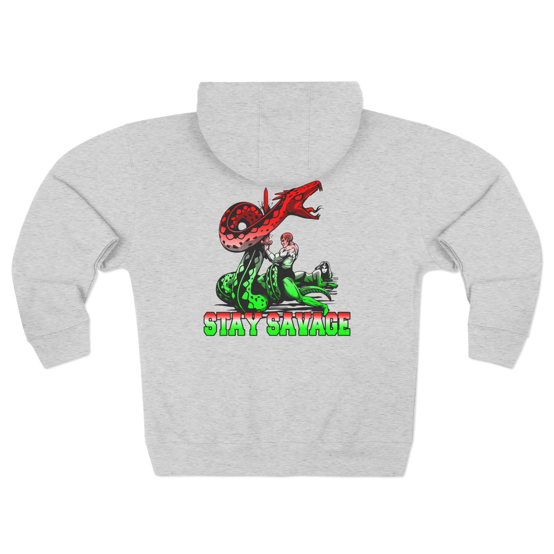 CG SERPENT SLAYER RED WHITE GREEN FADE /STAY SAVAGE ZIP UP