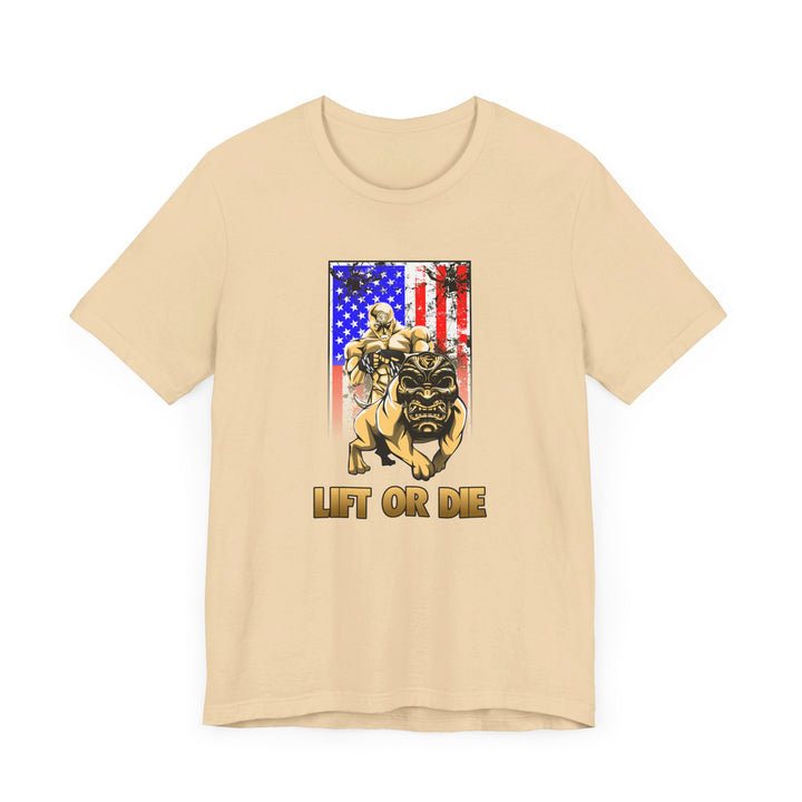 ANGRY DOG SAND AMERICAN FLAG/LIFT OR DIE